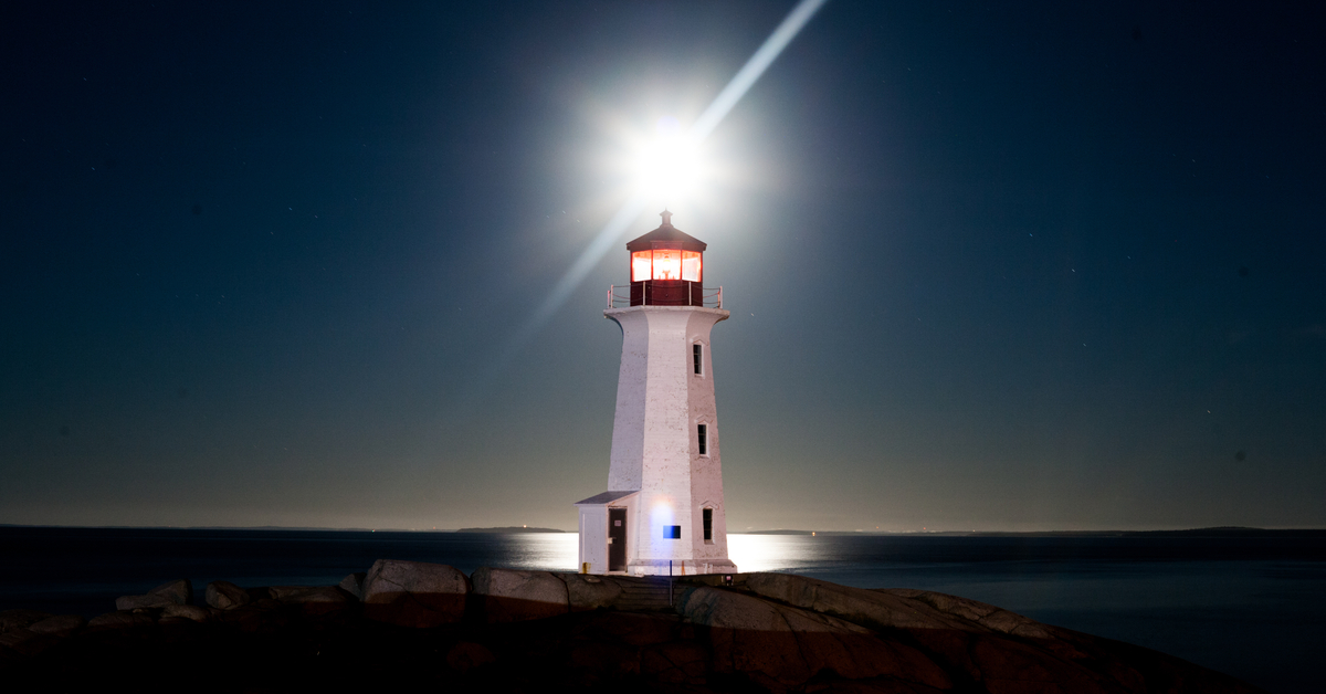 L’uomo che comunica con la luce